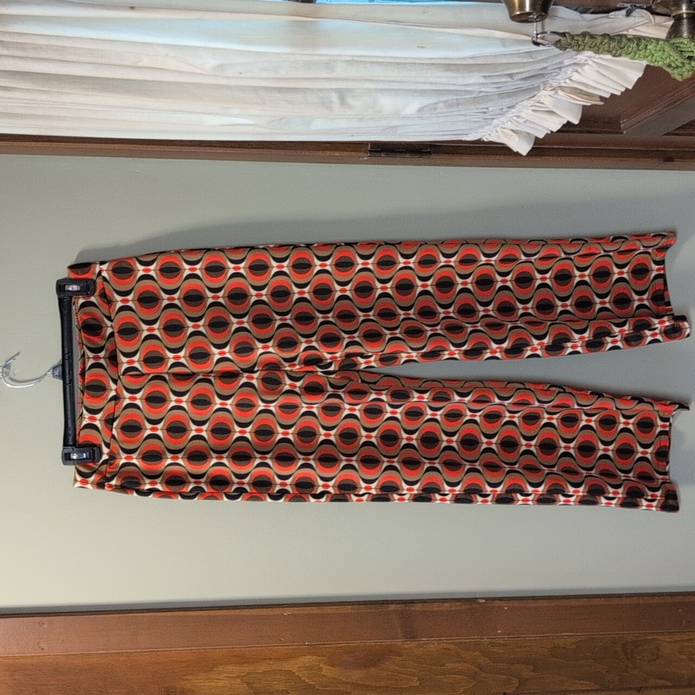 Violet b Retro wide leg knit pants.